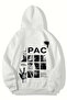 Unisex Oversize 2Pac Hoodie (White)