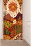 Boho Desert Dream Rustic Vintage Aztec and Cactus Patterned Chiccollage Custom Design Digital Printed Background Curtain