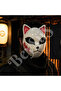 Halloween White Cat Mask - 4