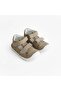 Baby Boy Beige Leather Sandals - Orthopedic First Step Shoes with Rubber Toe Protection - 7