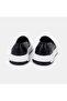 Men's Black Thick White Sole Leather Loafer - 5