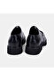 Men's Black Laced Thick Soled Leather Classic Shoes - 5