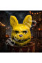 Halloween Yellow Furry Rabbit Mask - 6
