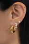 Thick Tube Hoop Earrings 2 cm - 3