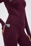 Women's Winter Fleece-Lined High-Waist Slimming Leggings with Pockets - 2