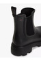 Women's High Sole Elastic Ankle Design High Sole Black Boots & Booties - 3