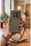 Xiaomi Redmi Note 15 Pro Soft Cross-Strap Attachable Silicone Velvet Phone Case with Strap 130 cm