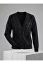V-Neck Beaded and Sequined Knitwear Cardigan 10905 - 5