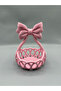Coquette Bowknot Makeup Organizer Perfume Cosmetic Holder Desktop Basket Organizer
