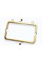 Gold Color Cornered Metal Bag and Wallet Clip 16 cm - 2