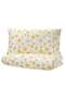 Kids Duvet Cover and Pillowcase, Smiling Flower Pattern, Multicolour, 150x200/50x80 cm