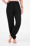 V-Neck Double Breasted Tie-Up Crop Top and Jogger Bottom Pajama Set Women's Pajama Set 65780019 - 5