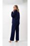 Women's Plus Size Long Sleeve Half Zipper Detailed Tracksuit Set 8294-27 - 2