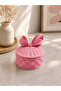 Detailed Bowknot Jewelry Box & Jewelry Storage Box – Quilted Design, 10 cm - 2