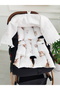 Stroller Cover and Cushion Muslin Zippered Newborn Baby 100% Cotton 75X100 cm - 3