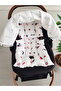 Stroller Cover and Cushion Muslin Zippered Newborn Baby 100% Cotton 75X100 cm - 4