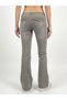 Women's Low Waist Spanish Flare Jean Pockets Sparkly Stone Embroidered Angel Wings Y2K Denim Flare Pants - 5