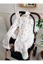 Stroller Cover and Cushion Muslin Zippered Newborn Baby 100% Cotton 75X100 cm - 5