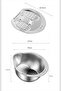 Ykt13993 Metal Prep Bowl with Grater and Strainer Stainless Steel 4 Different Grating Styles Multi-Purpose Mixing Bowl - 5