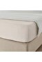 Fitted Sheet, Beige, 160x200 cm - 3