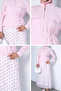 Waist Tie Detailed Jacket Polka Dot Elastic Waist Skirt Hijab Double Set - 6