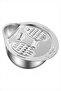 Ykt13993 Metal Prep Bowl with Grater and Strainer Stainless Steel 4 Different Grating Styles Multi-Purpose Mixing Bowl - 7
