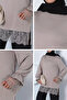 Elegant Lace Trimmed Hijab Tunic - 5