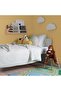 Kids' Duvet Cover and Pillowcase Set, White with Yellow Dots, 150x200/50x80 cm - 3
