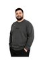 Men's Large Size Anthracite Two-Thread Techno Sweatshirt 5Xl-6Xl-7Xl-8Xl - 2