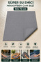Bitik Checkered Cleaning Cloth - High Water Absorbent Kitchen Cleaning Non-Marking Glass Dust Cloth 50X70 - 5