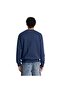 Silicon Badge Bb Crew Sweatshirt Men's Navy Blue Sweatshirt - 4
