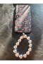 Silver Beaded Phone Charm - 5