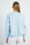 3 Yarn Basic Crew Neck Oversize Sweatshirt - 6
