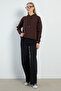 3 Threaded Stopper Hooded Oversized Sweatshirt - 3
