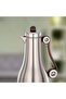 2 Pieces Vacuum Flask Set, Matt Nickel & Dark Wood - 2