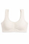 Özkan 43726 Girls' 95% Cotton Lycra Single Jersey Training Bra with Removable Pads and Thick Straps - 2