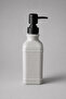 Aura Glass Liquid Soap Dispenser 400 ml – Modern Decorative Dispenser for Bathroom and Kitchen with Black Pump - 19.5 cm X 6 cm X 6 cm - 4