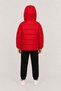 Boy's Red, Hooded, Fur-Lined, Inflatable Coat, Waterproof - Windproof, Winter Coat - 4