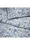 Paisley Print Duvet Cover and 2 Pillowcases Set, Blue/White, 240x220/50x80 cm - 3