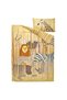 Kids Duvet Cover and Pillowcase Set, Yellow Savannah Animals, 150x200/50x80 cm - 2