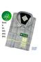Men's Cotton Plaid Shirt Long Sleeve Classic Cut with Pockets Comfortable Fit - 3