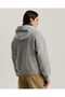 Stretch Logo Full Zip Men's Gray Sweatshirt - 4