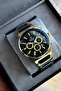 Original Men's Wristwatch Waterproof Steel Band Gift with Box