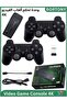 Arabic Retro 4K Game Console with Dual 2.4G Wireless Controllers, Plug-and-Play Video Game