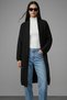 Zarc Soft Textured Comfortable Fit Low Long Sleeve Knitwear Women's Cardigan & Jacket & Hijab Cardigan - Black - 3