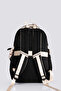 Black Korean Style Multi-Compartment School Bag Backpack with Teddy Bear Accessories Elementary School Middle School High School - 6