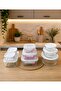 Feyzade White Storage Container Sets with Lids Dowery Set
