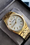Original Men's Wristwatch Waterproof Steel Band Gift with Box - 3