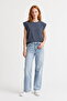 Single Jersey Sleeves Elastic T-Shirt - 4