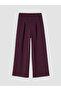 Elastic waist wide leg sweatpants for girls
